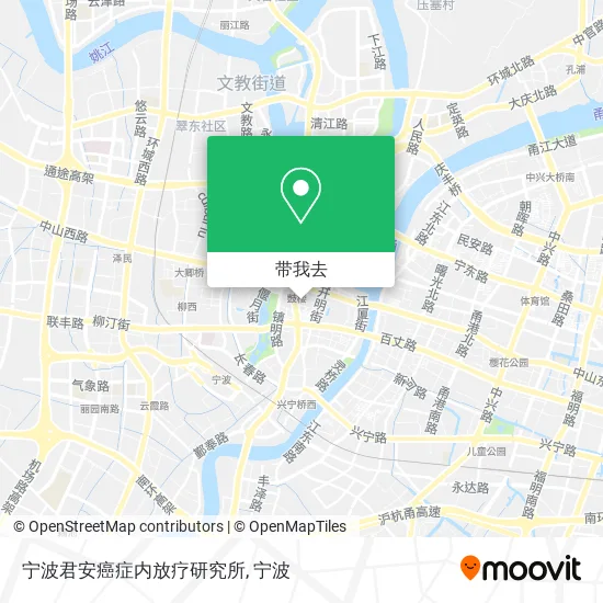 宁波君安癌症内放疗研究所地图