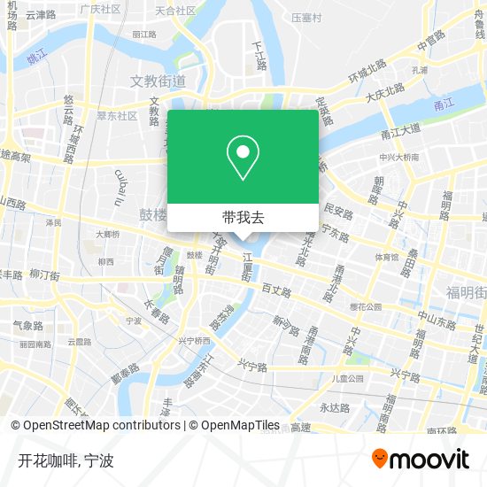 开花咖啡地图