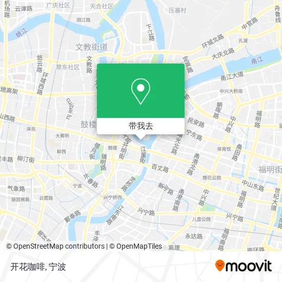 开花咖啡地图