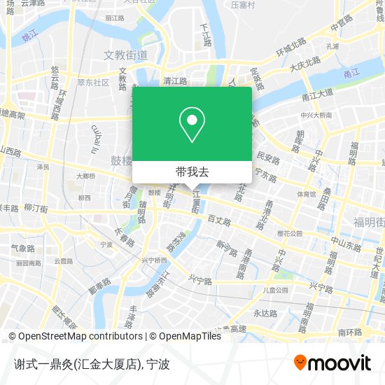 谢式一鼎灸(汇金大厦店)地图