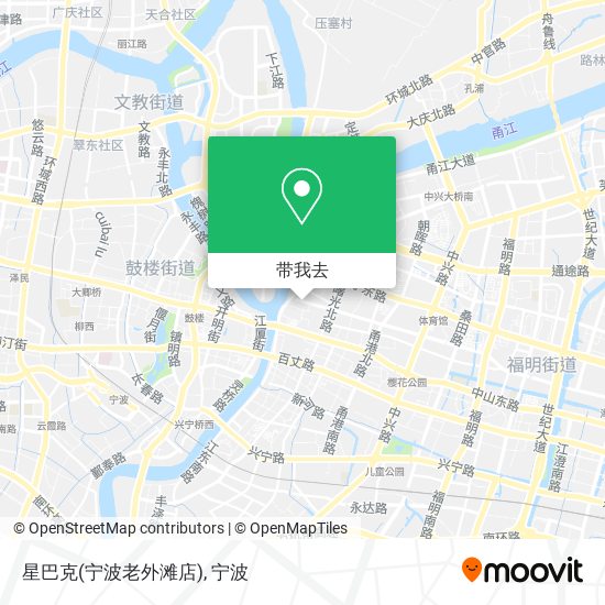 星巴克(宁波老外滩店)地图