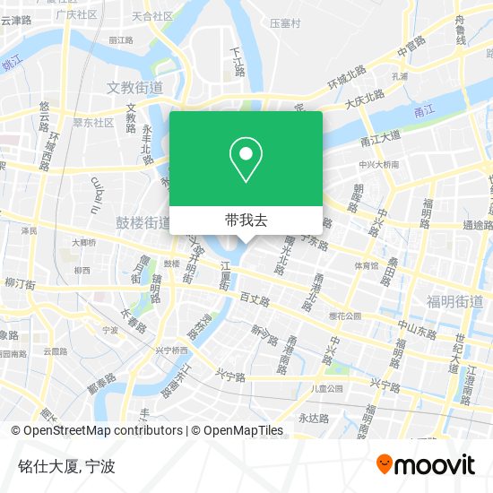 铭仕大厦地图