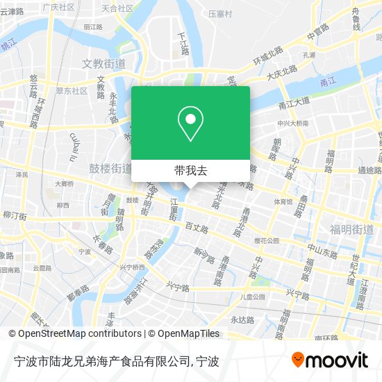 宁波市陆龙兄弟海产食品有限公司地图