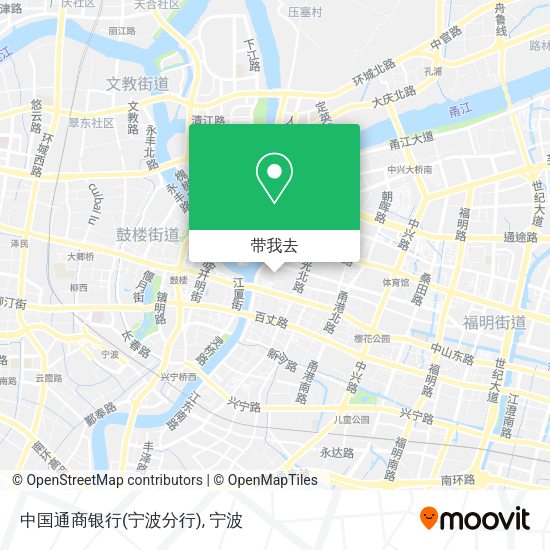 中国通商银行(宁波分行)地图