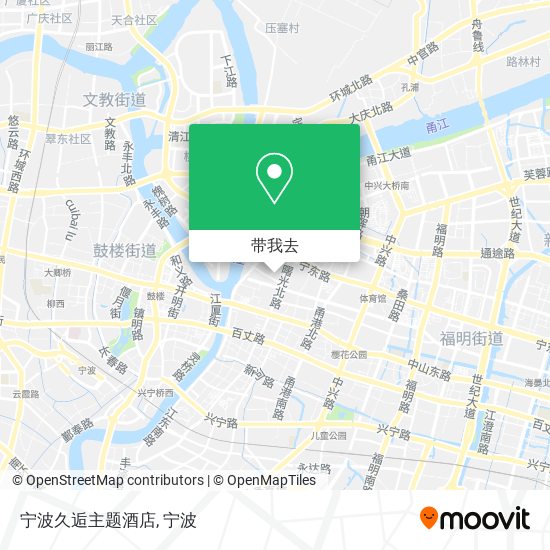 宁波久逅主题酒店地图