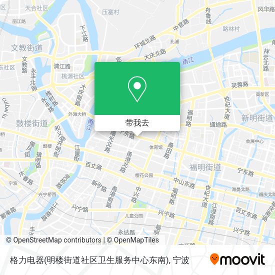 格力电器(明楼街道社区卫生服务中心东南)地图