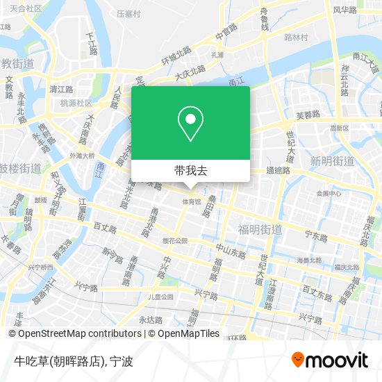 牛吃草(朝晖路店)地图
