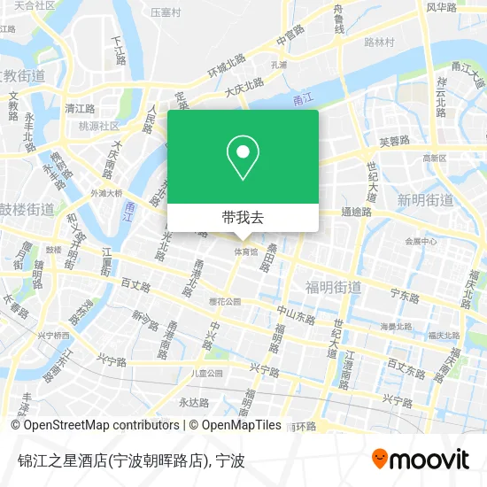 锦江之星酒店(宁波朝晖路店)地图