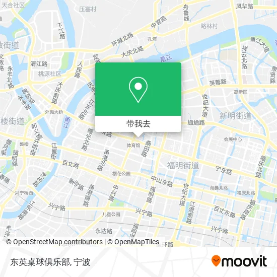 东英桌球俱乐部地图