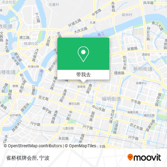 雀桥棋牌会所地图