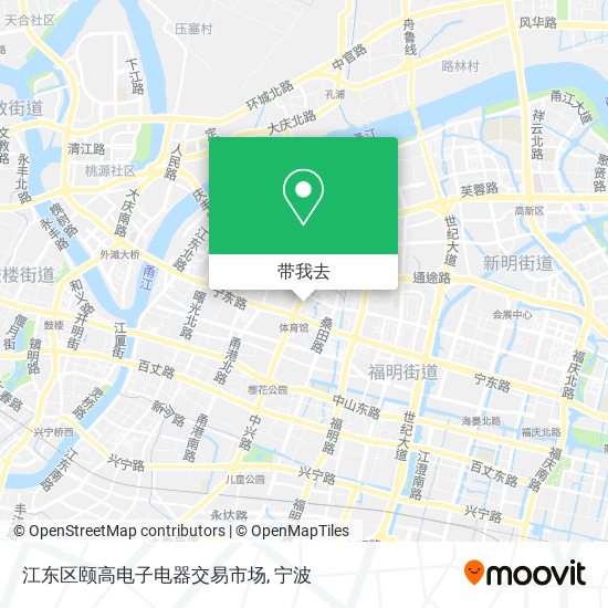 江东区颐高电子电器交易市场地图