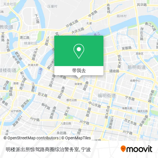 明楼派出所惊驾路商圈综治警务室地图