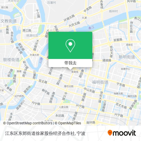 江东区东郊街道徐家股份经济合作社地图