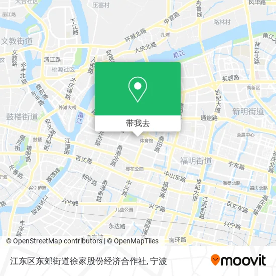 江东区东郊街道徐家股份经济合作社地图