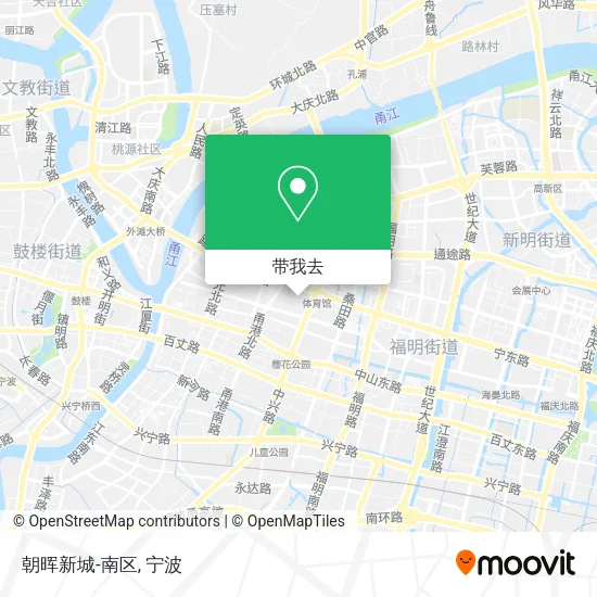 朝晖新城-南区地图