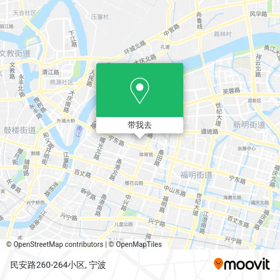 民安路260-264小区地图