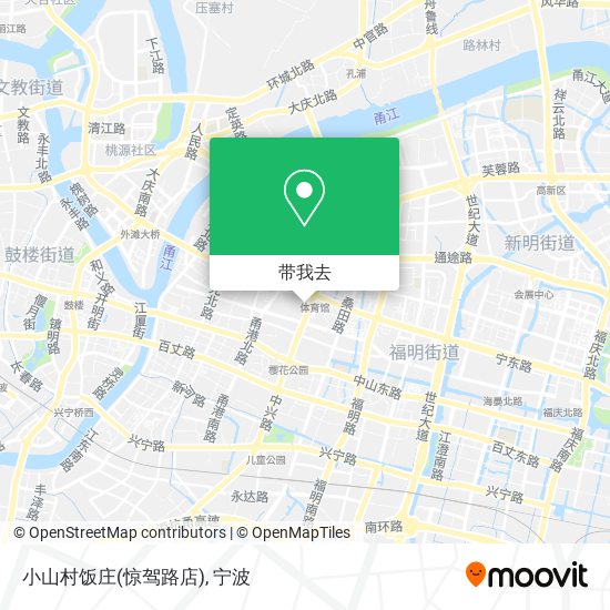 小山村饭庄(惊驾路店)地图