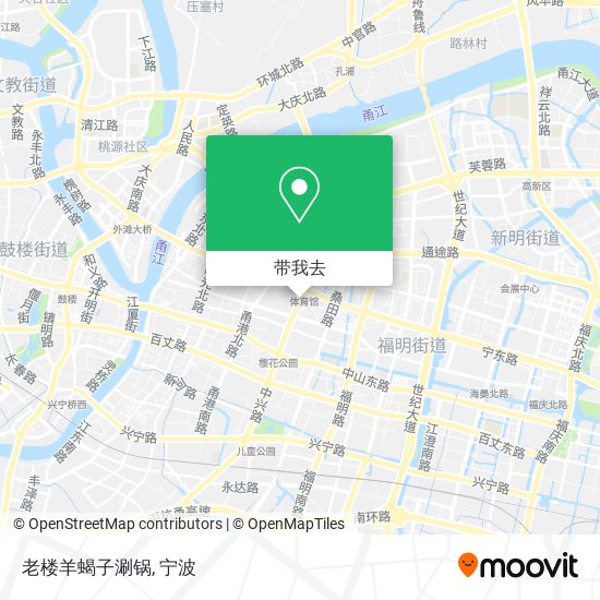 老楼羊蝎子涮锅地图