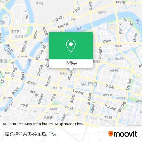 家乐福江东店-停车场地图