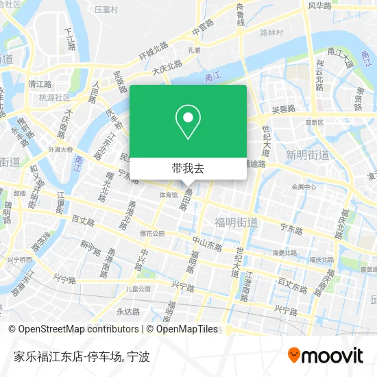家乐福江东店-停车场地图