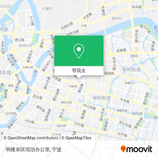 明楼东区综治办公室地图