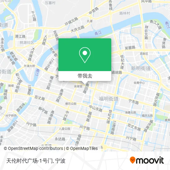 天伦时代广场-1号门地图