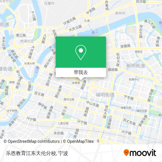 乐恩教育江东天伦分校地图