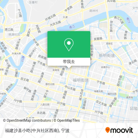 福建沙县小吃(中兴社区西南)地图