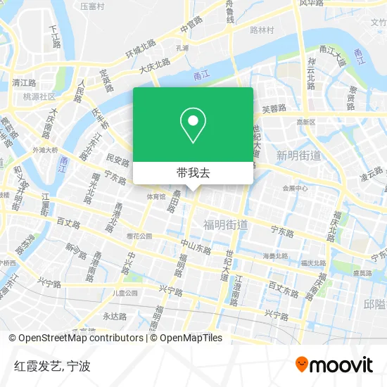 红霞发艺地图