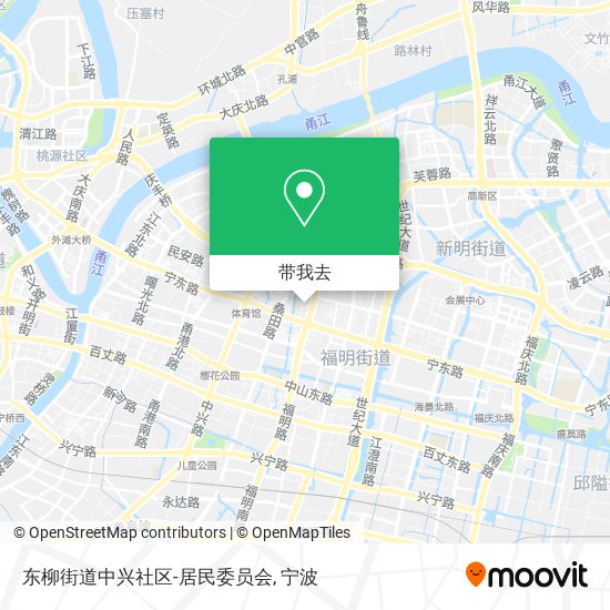 东柳街道中兴社区-居民委员会地图