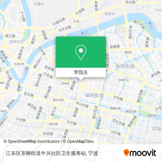 江东区东柳街道中兴社区卫生服务站地图