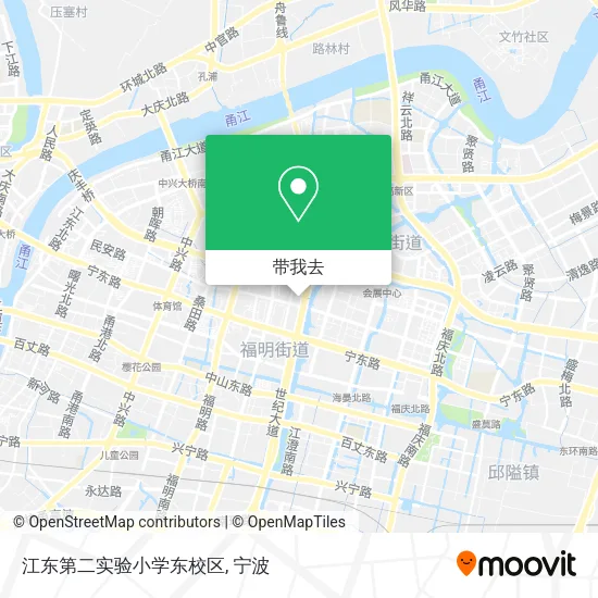 江东第二实验小学东校区地图