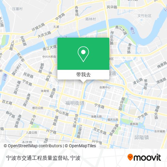 宁波市交通工程质量监督站地图