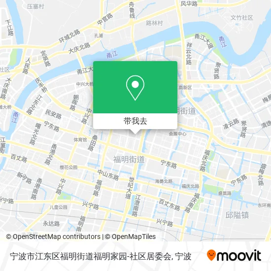 宁波市江东区福明街道福明家园-社区居委会地图