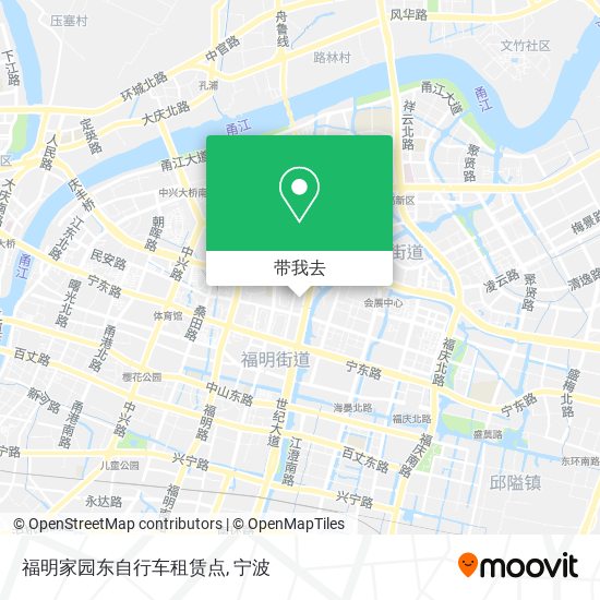 福明家园东自行车租赁点地图