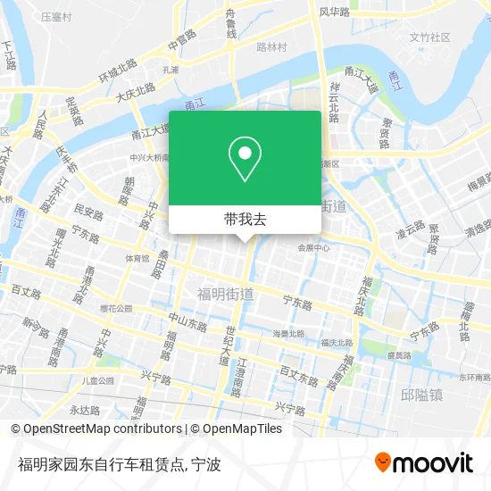 福明家园东自行车租赁点地图