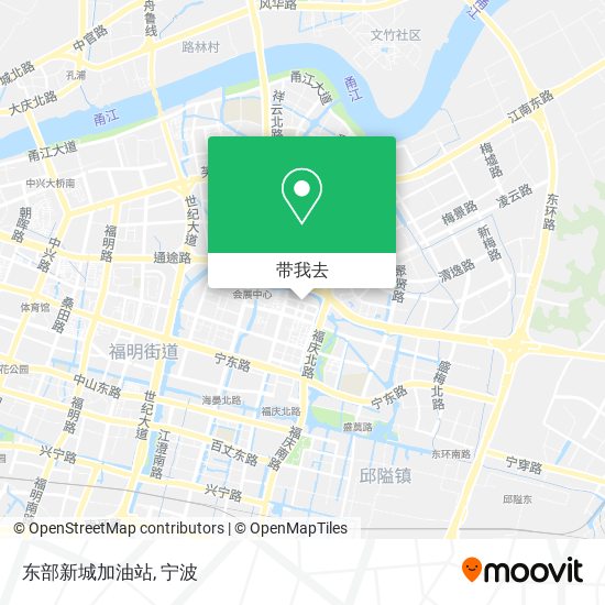 东部新城加油站地图