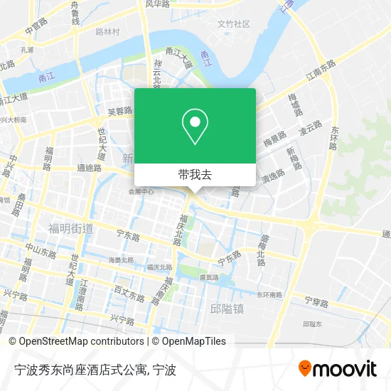 宁波秀东尚座酒店式公寓地图