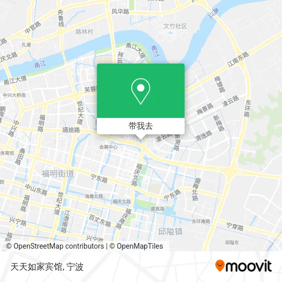 天天如家宾馆地图