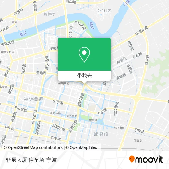 轿辰大厦-停车场地图