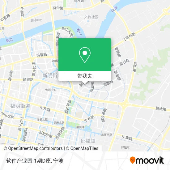 软件产业园-1期D座地图