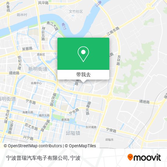 宁波普瑞汽车电子有限公司地图