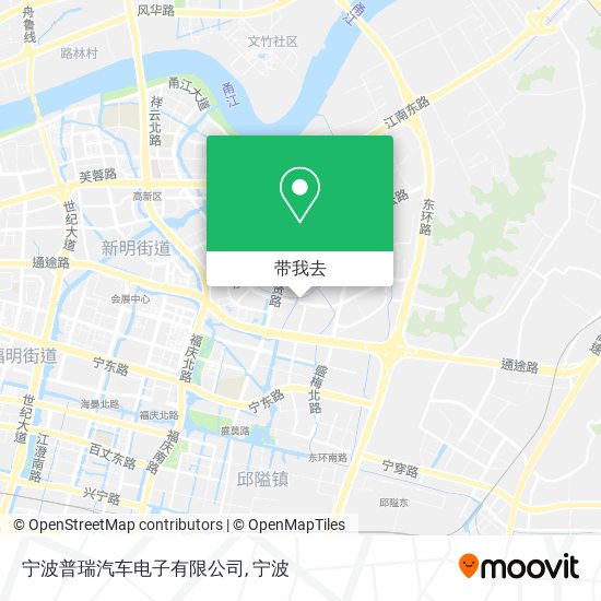 宁波普瑞汽车电子有限公司地图