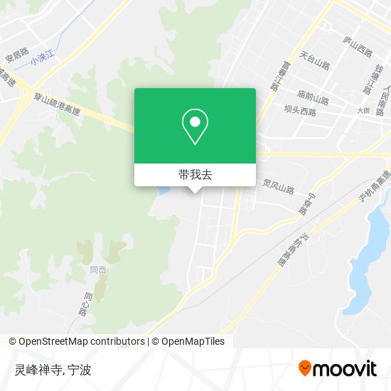 灵峰禅寺地图
