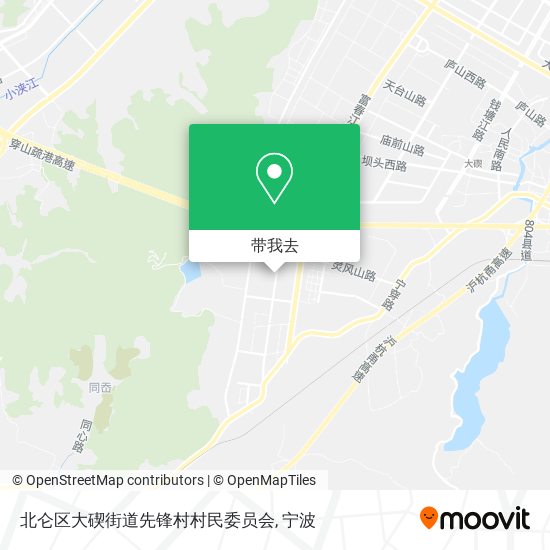 北仑区大碶街道先锋村村民委员会地图