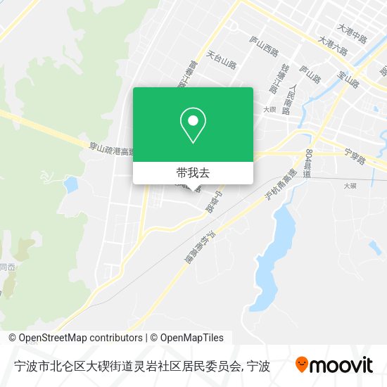 宁波市北仑区大碶街道灵岩社区居民委员会地图