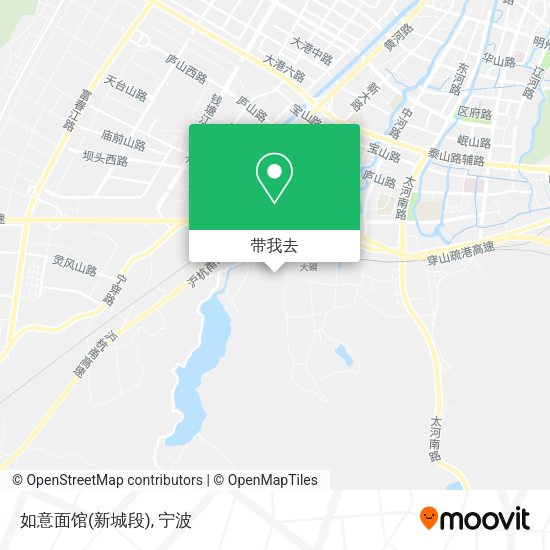 如意面馆(新城段)地图