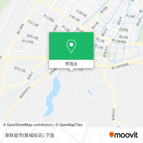 新联超市(新城段店)地图