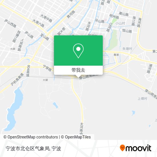 宁波市北仑区气象局地图