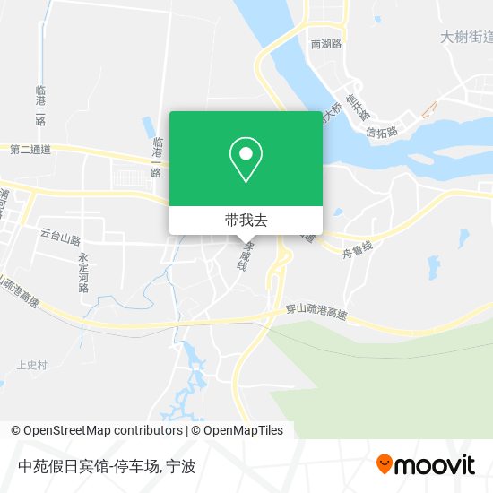 中苑假日宾馆-停车场地图